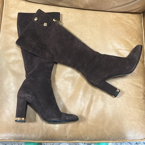 bellofatto Shoes - Bellofatto | Italian Made Brown Suede Heeled Riding Boots Women's Size 7.5